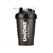 Shaker Bottle Шейкер UniOne с шариком и держателем 500 ml (чёрный)