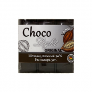 Choco Light Original Сacao 70% без сахара (тёмный шоколад) 50 g