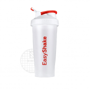 Shaker Bottle Easy Shake сетка+шарик 700ml (бело-красный)