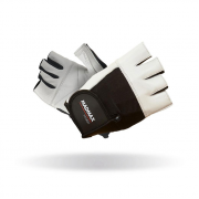 MADMAX Перчатки Fitness MFG444 (бело-черные)